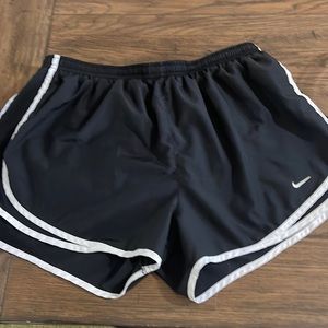 Women’s Nike DryFit Black Running Shorts, XL